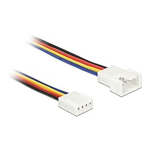 DELOCK verlengkabel PWM ventilatoraansluiting 4Pin 70cm