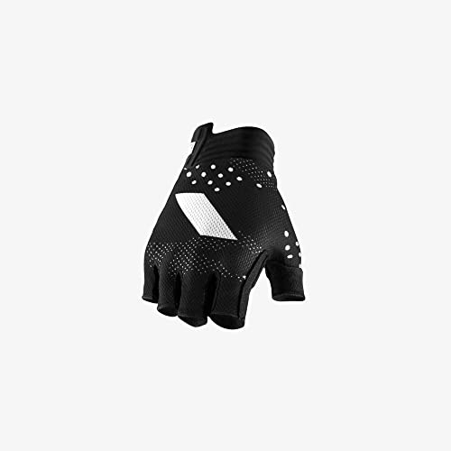 100% Percent Exceeda Road Short Finger Cycling Glove - 10021 (Black - XL)