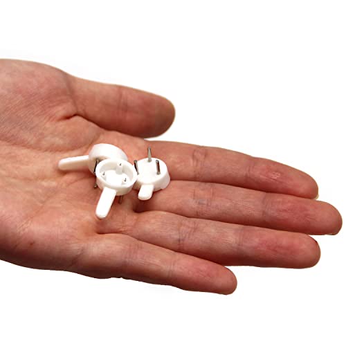 Image of Nails For Hanging Pictures,Picture Hooks Hardwall Hangers for Hardware Concrete Wall Hooks Invisible Nail Hangers Non-Trace Wall Picture Hanger No Damage Stucco 0.98 inch x 0.59 inch (L*W)(150pcs,0.98 inch x 0.59