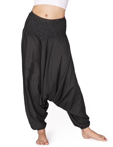 PANASIAM Sarouel uni Gris foncé XL