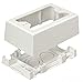 Panduit JBX3510IG-A 1-Gang Outlet Box, International Gray, 2-Piece