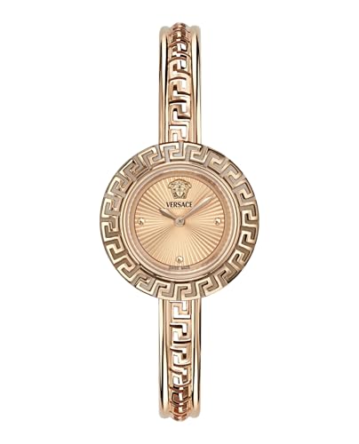 Versace La Greca Collection Luxury Womens Watch Timepieces with a Rosegold Bracelet, Case and Dial