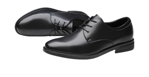 Mens British Style Leather Oxford Shoes Formal Office Wedding Business Casual Comfortable Non Slip Rubber Sole Resistant Anti-Slip Working3