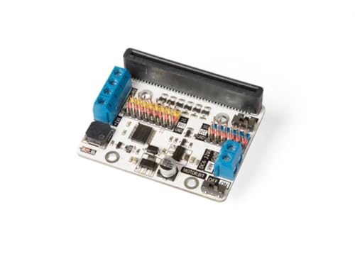 Whadda Motor Shield für Micro:bit®, unterstützt 2 DC-Motoren, TB6612 Chip, 14 zusätzliche I/O-Ports, Buzzer