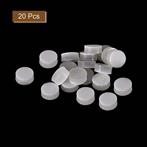 Image of MECCANIXITY Inlay Fretboard Dots Guitar Inlay Dots White Acrylic Inlays Mark Point 6x2.5mm for Guitar Fingerboard, Pack of 20