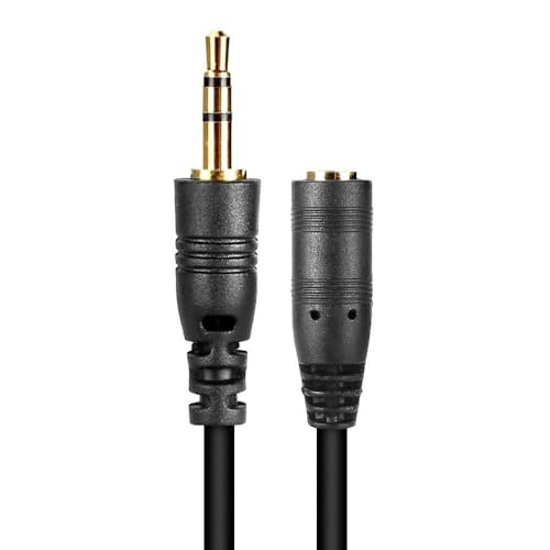 Adaptador cable Jack 2.5mm macho a 3.5mm hembra 2 piezas miniatura 1