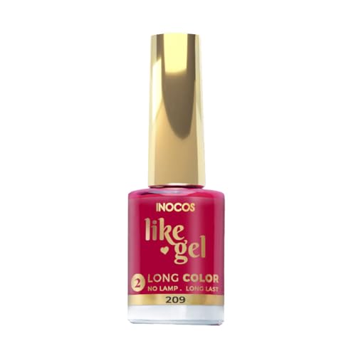 Inocos Like gel verniz de unhas efeito gel dama de copos vermelho imperial 209