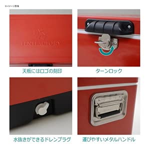 テントファクトリー メタルクーラースチールボックスM TF-MBM29 TENT FACTORY テントファクトリー メタルクーラースチール