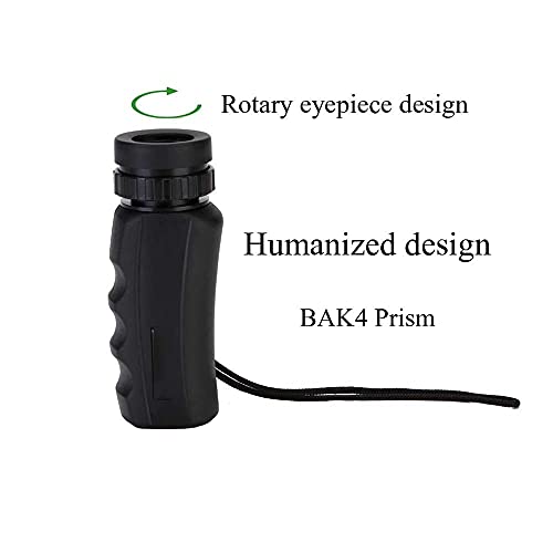 Monocular 8X25 portátil prismático con lente FMC resistente al agua miniatura 2
