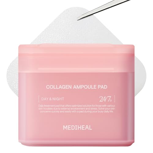 MEDIHEAL Toner Pads [Collagen] - Ampoule Toner Pad with Collagen