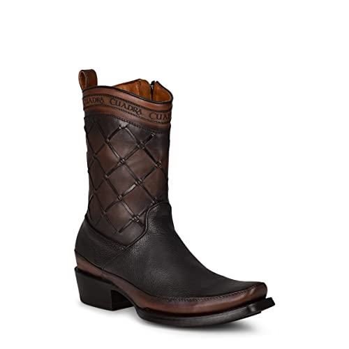 Cuadra Men's Boot in Bovine Leather with Zipper Black2