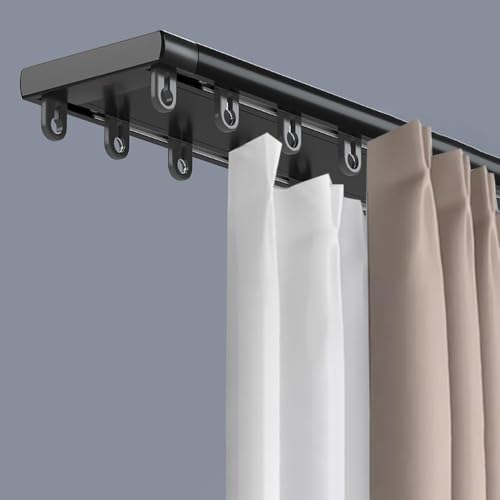 Tringle à rideaux double à installation facile pour optimiser vos espaces