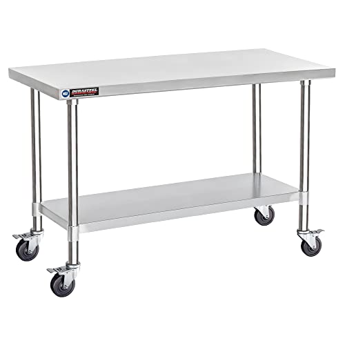 DuraSteel 24x60 NSF Stainless Steel Cart