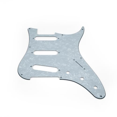 Pickguard for PRS Silver Sky Electric Guitars, White Pearloid, 1 Unit