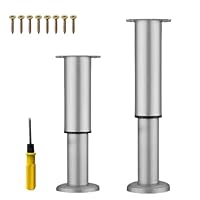 Modern goud metaal 4 stuks verstelbare meubelpoten voor badkamer keukenkast bed bureau salontafel 20 cm (7,9 inch) hoogte Modern goud metaal 4 stuks verstelbare meubelpoten voor badkamer keukenkast bed bureau salontafel 20 cm (7,9 inch) hoogte