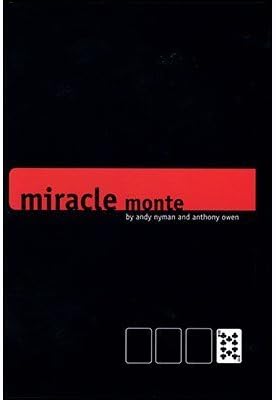 Anthony Owen Miracle Monte (with DVD) by Andy Nyman Trick