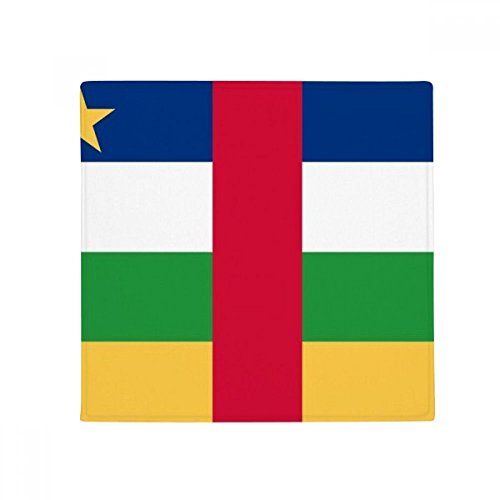 Drapeau République Centrafricaine tapis de sol antidérapant 80x80 cm multicolor
