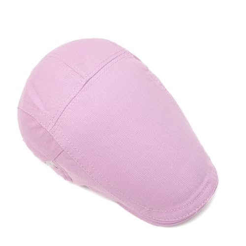 Image of Cotton Newsboy Cap,Breathable Ivy Gatsby Cabbie Beret Hat for Men's Women Driving Hunting Golf