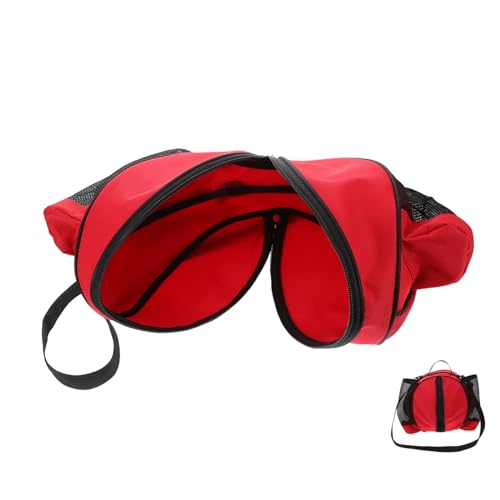 VICASKY Single Ball Carrier Bag with Shoulder Strap Stylish Soccer Ball Net Bag for Sports Practice Capacity with Side Mesh Pockets for Easy Access for Boys Gym Use
