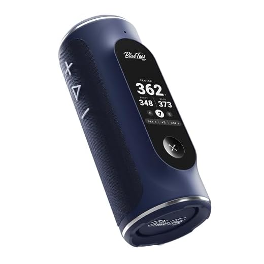 Navy Golf GPS Speaker with Touch Screen Display