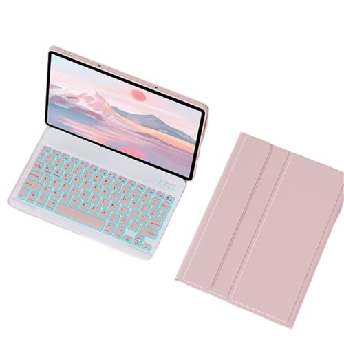 Clavier rétroéclairé Redmi Pad Pro 12,1 étui magnétique rose kuaijiexiaopu