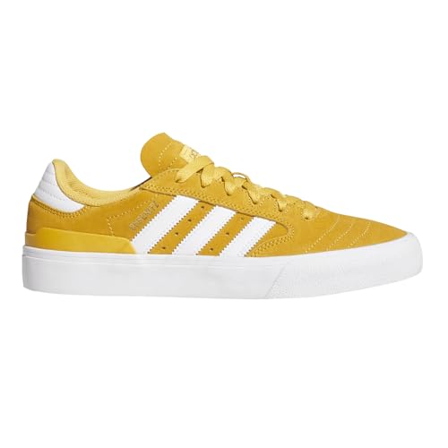 adidas Mens Busenitz Vulc Ii Lace Up Sneakers Shoes Casual - White, Yellow - Size 12 M