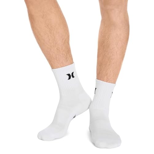 Hurley 6-Pack Sportstyle Half Terry High Quarter Crew Socks2