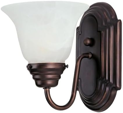 Maxim Essentials-1 Light Wall Sconce in Transitional style-10.5 Inches Wide by 5.5 inches high-Oil Rubbed Bronze Finish