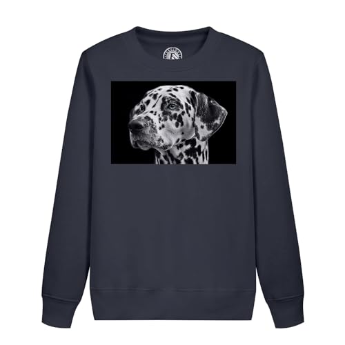 Sweatshirt dalmatien enfant au motif chien mignon noir et blanc craquant