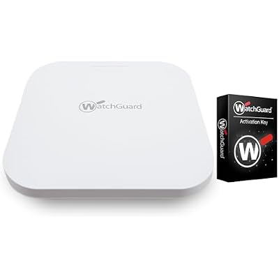 WatchGuard AP432 - Wi-Fi 6 Access Point - 802.11ax - WPA3 Security - 4x4 Radio, 8 Internal Antennas - Bundled with Standard Wi-Fi Management 5-YR License (WGA432000 + WGA43222105)