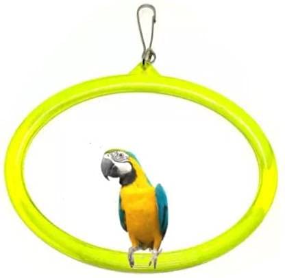 SN Aquatic - Plastic Interactive Playful Bird Hanging Rings Swing Oval Bird Toy - (Pack of 3) (B09H722TZ9) Amazon Price History, Amazon Price Tracker