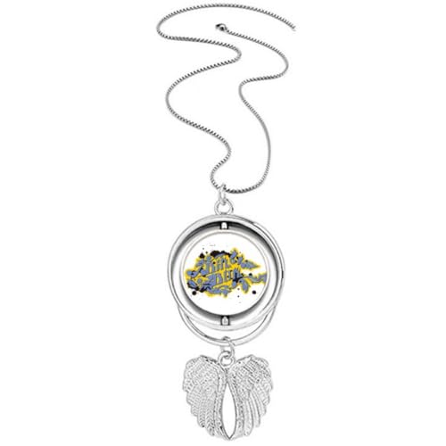 Collier ailes d'ange rock pour vos soirées concert et look urbain
