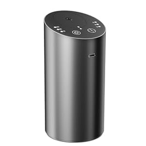 Waterless Diffusers for Essential Oils,Cordless Aromatherapy Diffuser for Home with Timer & No Leakage Tech Portable Smart Scent Air Machine with Timing & 3 Mist Levels 400 Sq. Ft Scent (Grey)