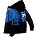 Amcupider Men's Contrast Zip Front-Zip Jacket, #205/TwoTone Blue/White, Large
