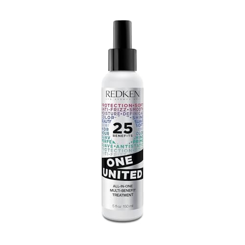 Redken One United All-In-One Leave In Conditioner - Multi-Benefit Leave In Treatment For All Hair...