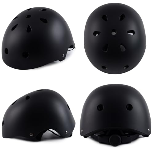 Bavilk Kids Toddler Bike Helmet,2 Sizes Adjustable Youth Boys Girls Helmet Multi-Sports Adjustable for Bicycle Skateboard Cycling Roller Inline Skating - Thumbnail 2