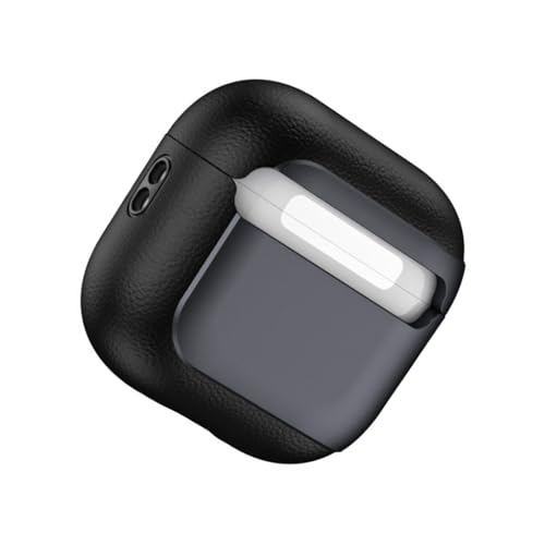 Leather Case for Pods 4 Fully Protecting Against and Scratches Supports Charging Without Case Removal Leather Earbuds Case