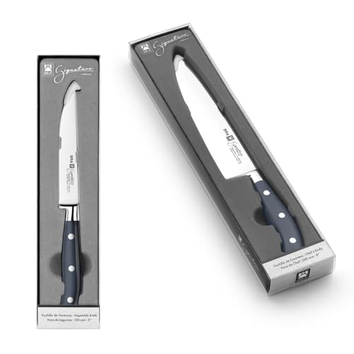 Miniatura 3 de BRA Signature | Cuchillo pan 200 mm | Acero Inoxidable alemán forjado con Molibdeno Vanadio, Mango Remachado ABS, Diseño Ergonómico, Hoja 1, 6 mm espesor