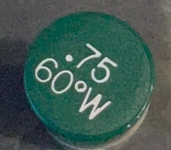 Three Pack - Oil Burner Nozzle, 75 60 W, Semi Solid Spray Green Cap All purpose semisolid Oil Nozzle 75 60 W - Pack of 3