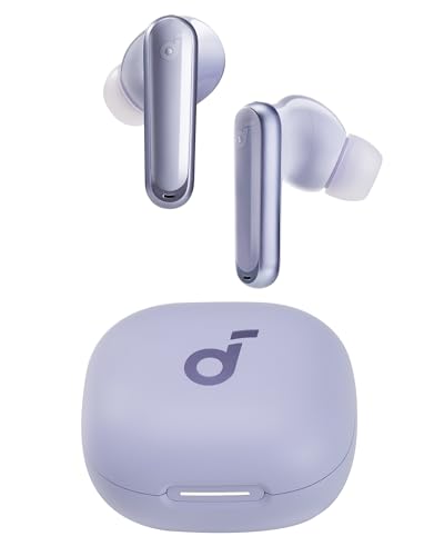 Soundcore de Anker P40i Auriculares Inalámbricos Bluetooth con Cancelación de Ruido Adaptativa al Entorno, Graves Intensos, 60 Horas, Soporte para teléfono, IPX5, Carga Inalámbrica, Bluetooth 5.3