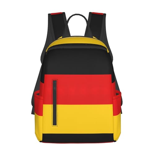 Sac à dos travail léger noir et blanc imprimé drapeau allemand