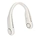 Ventilador de Cuello Colgante, Ventiladores de Manos Libres con Carga USB, Ventilador de Cuello de Aire Acondicionado Portátil, Ventilador sin Aspas de Enfriamiento Ultra Silencioso(Blanco)