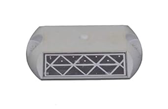 K T I 3m Commercial Reflective Road Pavement Marker with Reflector- Reflective Driveway Marker Stud - pack of 10 (White)
