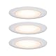 Paulmann 999.42 Premium Einbauleuchten-Set LED Suon WarmDim 2000-2700K 3x6,5W 230 V Satiniert
