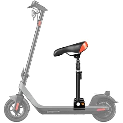 Saddle Seat for Electric Scooter, Adult Electric Scooter Seat with Aluminum Fixed Rod and PU Breathable Cover, Height Adjustable Seat Saddle Compatible with Xiaomi M365 | Pro Electric Scooters