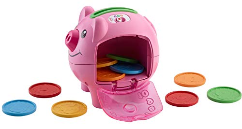 Fisher-Price Laugh & Learn Baby Learning Toy Smart Stages Piggy Bank With Songs Sounds And Phrases For Infant To Toddler… - Image 7