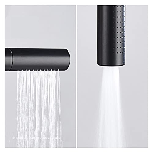 Set de ducha portátil negro mate Youngran kit 2 miniatura 6