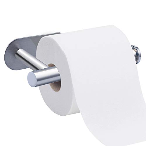 Preisvergleich Produktbild Toilettenpapierhalter, Nasharia Ohne Bohren Selbstklebend Papierhalter Edelstahl Klopapierhalter Toilette Rollenhalter, für Küche und Badzimmer