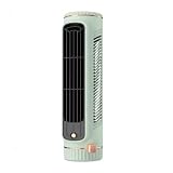 AMRTTWY Ventilatori da pavimento, Ventilatore a torre verticale ricaricabile per dispositivo di raffreddamento 'aria con montaggio a parete(Green)