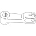 R56175 New Rockshaft Lift Arm Fits John Deere 2520 3020 4000 4020 4030 4040 +